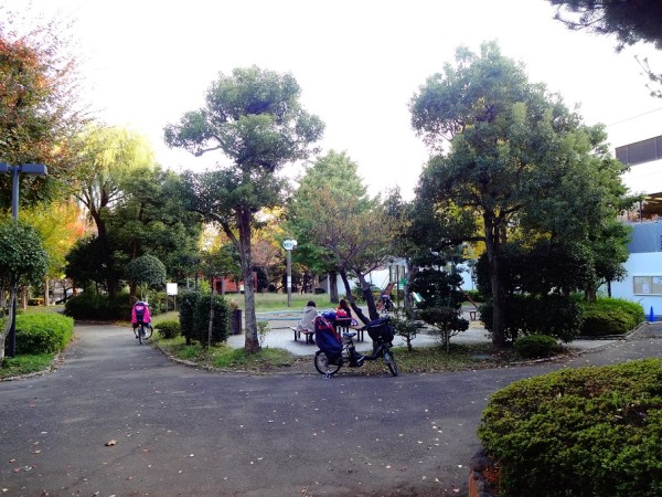 田道小学校目の前の公園